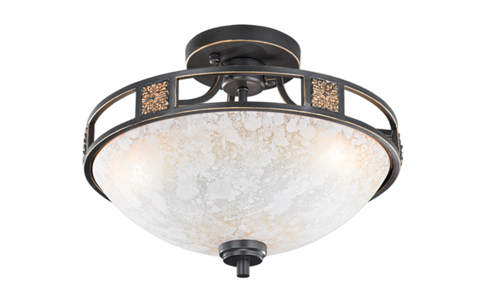 Trio Lighting Trio QUINTA plafondlamp | E27 Fitting | roestkleur met albast | Ø 42 cm | IP20 | excl. 3x E27 | max. 60W Trio Lighting Trio QUINTA plafondlamp | E27 Fitting | roestkleur met albast | Ø 42 cm | IP20 | excl. 3x E27 | max. 60W