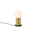 Trio Lighting Trio TAURIS tafellamp | LED | messing mat met wit | Ø 12 cm | IP20 | 1x 2W | 200 lm | 2300+3000+4000K | dimbaar