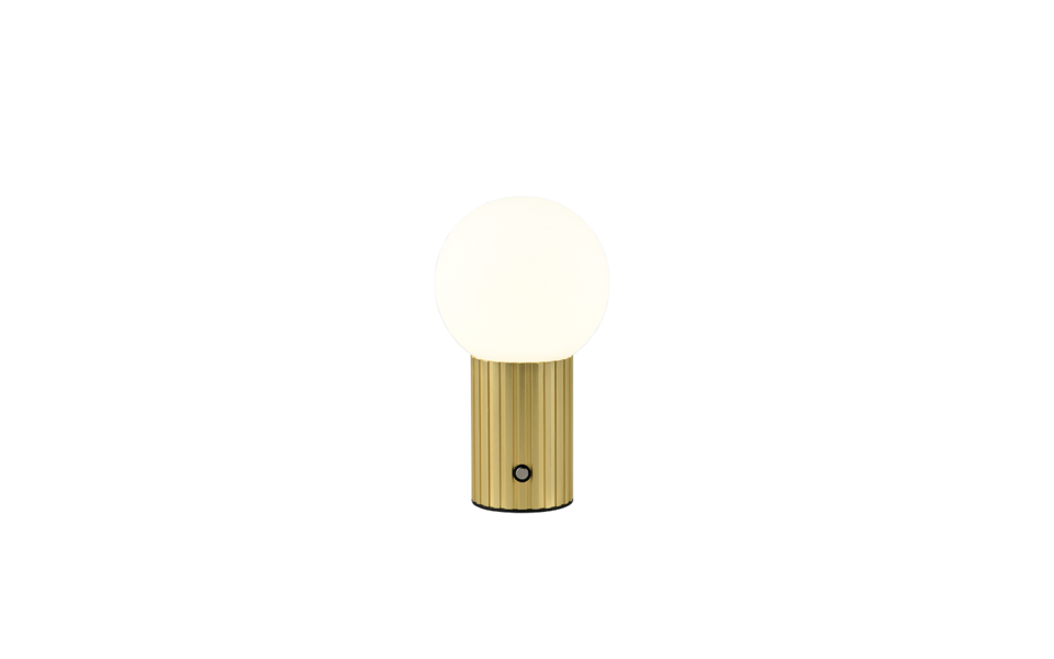 Trio Lighting Trio TAURIS tafellamp | LED | messing mat met wit | Ø 12 cm | IP20 | 1x 2W | 200 lm | 2300+3000+4000K | dimbaar Trio Lighting Trio TAURIS tafellamp | LED | messing mat met wit | Ø 12 cm | IP20 | 1x 2W | 200 lm | 2300+3000+4000K | dimbaar