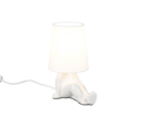 Trio Lighting Trio HUMA tafellamp | E14 Fitting | wit | 20 x 13 cm | IP20 | excl. 1x E14 | max. 10W
