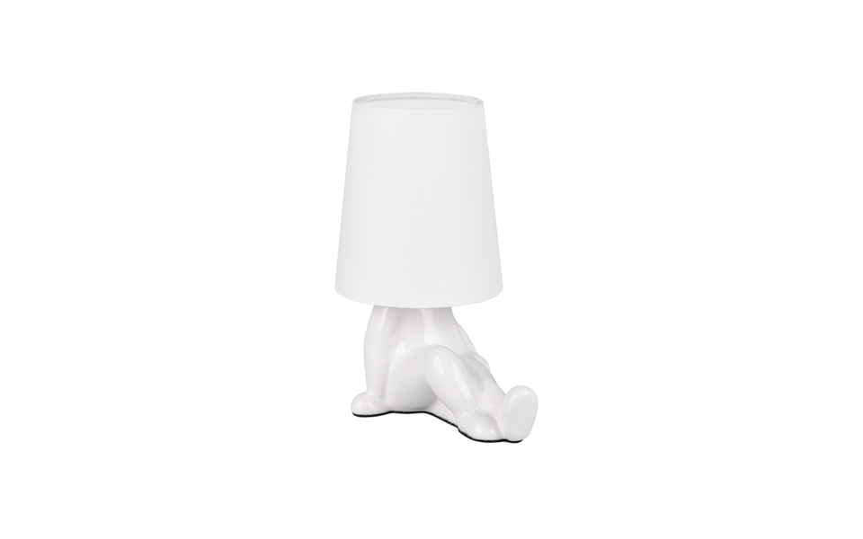 Trio Lighting Trio HUMA table lamp | 1x E14 max 40W | white | 24.5 cm