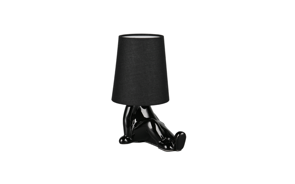 Trio Lighting Trio HUMA tafellamp | E14 Fitting | zwart | 20 x 13 cm | IP20 | excl. 1x E14 | max. 10W Trio Lighting Trio HUMA tafellamp | E14 Fitting | zwart | 20 x 13 cm | IP20 | excl. 1x E14 | max. 10W