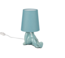 Trio Lighting Trio HUMA tafellamp | E14 Fitting | blauw | 20 x 13 cm | IP20 | excl. 1x E14 | max. 10W