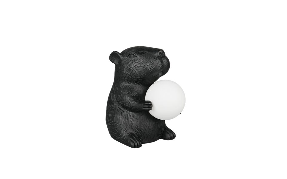 Trio Lighting Trio CAPI tafellamp | G9 Fitting | zwart met wit | 23 x 16 cm | IP20 | excl. 1x G9 | max. 5W