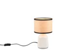 Trio Lighting Trio FORMENTERA tafellamp | E14 Fitting | wit mat | Ø 16 cm | IP20 | excl. 1x E14 | max. 40W