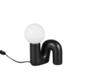 Trio Lighting Trio QUINN tafellamp | G9 Fitting | zwart met wit | 16,5 x 15 cm | IP20 | excl. 1x G9 | max. 5W