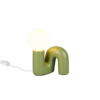 Trio QUINN tafellamp | groen met wit | IP20 | G9 Fitting Trio QUINN tafellamp | groen met wit | IP20 | G9 Fitting