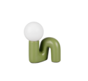 Trio Lighting Trio QUINN tafellamp | G9 Fitting | groen met wit | 16,5 x 15 cm | IP20 | excl. 1x G9 | max. 5W