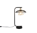 Trio Lighting Trio LAURIS table lamp | 1x E27 max 40W | black | 44 cm