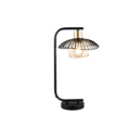 Trio Lighting Trio LAURIS table lamp | 1x E27 max 40W | black | 44 cm