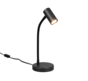 Trio Lighting Trio TARYN tafellamp | GU10 Fitting | mat zwart | 18 x 12 cm | IP20 | excl. 1x GU10 | max. 5W