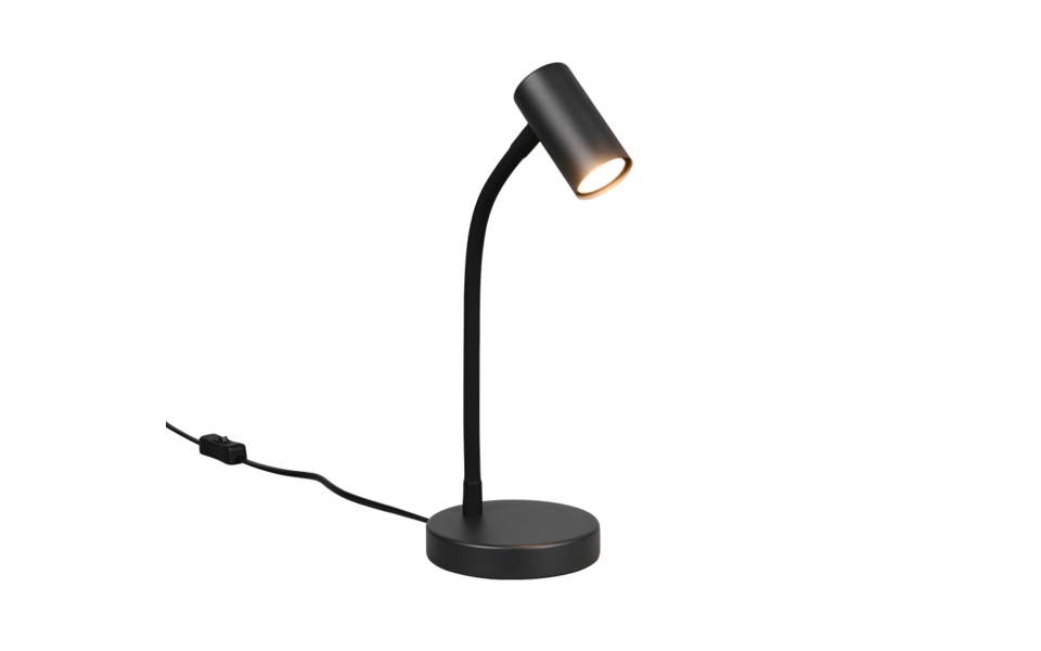 Trio Lighting Trio TARYN table lamp | 1x GU10 | black | Ø 12 cm | 42 cm Trio Lighting Trio TARYN table lamp | 1x GU10 | black | Ø 12 cm | 42 cm