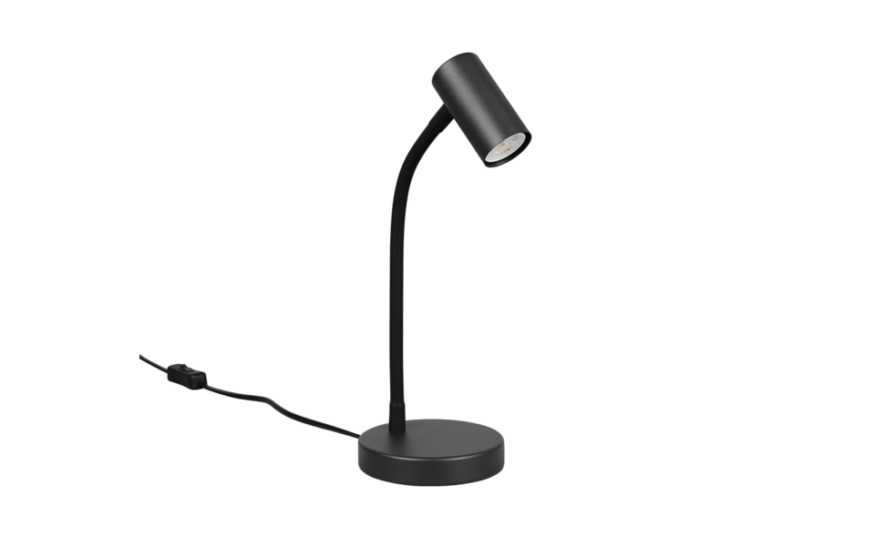 Trio Lighting Trio TARYN table lamp | 1x GU10 | black | Ø 12 cm | 42 cm Trio Lighting Trio TARYN table lamp | 1x GU10 | black | Ø 12 cm | 42 cm