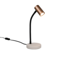 Trio Lighting Trio TARYN table lamp | 1x GU10 | mocha brown | Ø 12 cm | 42 cm