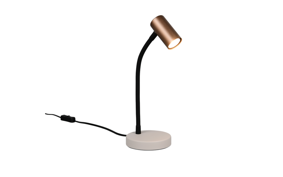 Trio Lighting Trio TARYN table lamp | 1x GU10 | mocha brown | Ø 12 cm | 42 cm Trio Lighting Trio TARYN table lamp | 1x GU10 | mocha brown | Ø 12 cm | 42 cm
