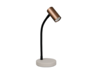 Trio Lighting Trio TARYN tafellamp | GU10 Fitting | koffie | 18 x 12 cm | IP20 | excl. 1x GU10 | max. 5W