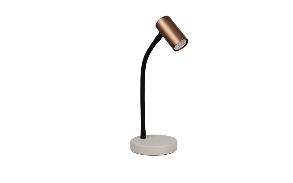 Trio Lighting Trio TARYN table lamp | 1x GU10 | mocha brown | Ø 12 cm | 42 cm Trio Lighting Trio TARYN table lamp | 1x GU10 | mocha brown | Ø 12 cm | 42 cm