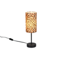 Trio Lighting Trio PARDINA tafellamp | E14 Fitting | mat zwart | Ø 11 cm | IP20 | excl. 1x E14 | max. 10W
