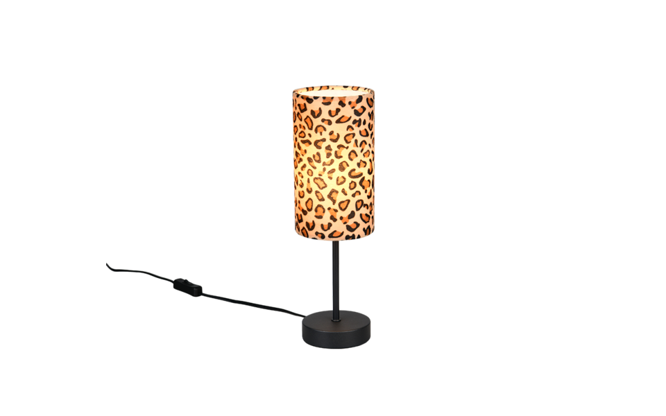 Trio Lighting Trio PARDINA table lamp | 1x E14 max 40W | black | Ø 11 cm | 36 cm Trio Lighting Trio PARDINA table lamp | 1x E14 max 40W | black | Ø 11 cm | 36 cm