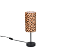 Trio Lighting Trio PARDINA table lamp | 1x E14 max 40W | black | Ø 11 cm | 36 cm