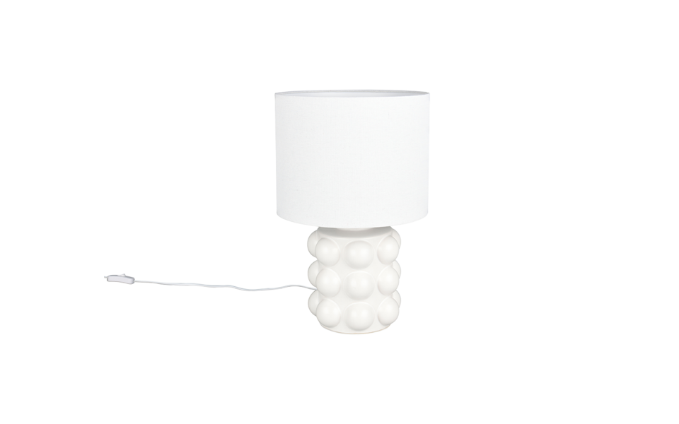 Trio Lighting Trio KATE table lamp | 1x E14 max 40W | white | Ø 30 cm | 47 cm Trio Lighting Trio KATE table lamp | 1x E14 max 40W | white | Ø 30 cm | 47 cm