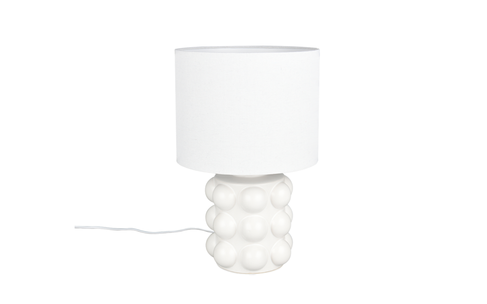 Trio Lighting Trio KATE table lamp | 1x E14 max 40W | white | Ø 30 cm | 47 cm Trio Lighting Trio KATE table lamp | 1x E14 max 40W | white | Ø 30 cm | 47 cm