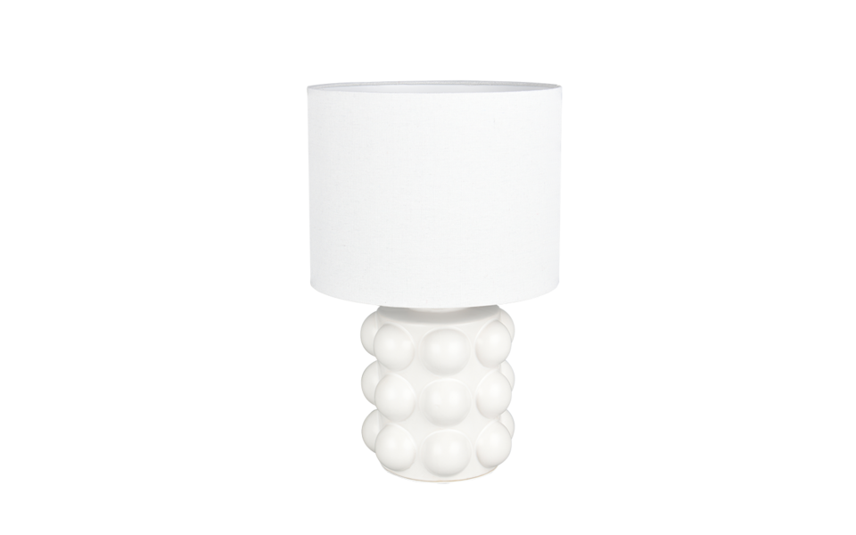Trio Lighting Trio KATE tafellamp | E27 Fitting | wit | Ø 30 cm | IP20 | excl. 1x E27 | max. 60W Trio Lighting Trio KATE tafellamp | E27 Fitting | wit | Ø 30 cm | IP20 | excl. 1x E27 | max. 60W