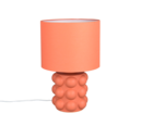 Trio Lighting Trio KATE tafellamp | E27 Fitting | abrikoos | Ø 30 cm | IP20 | excl. 1x E27 | max. 60W
