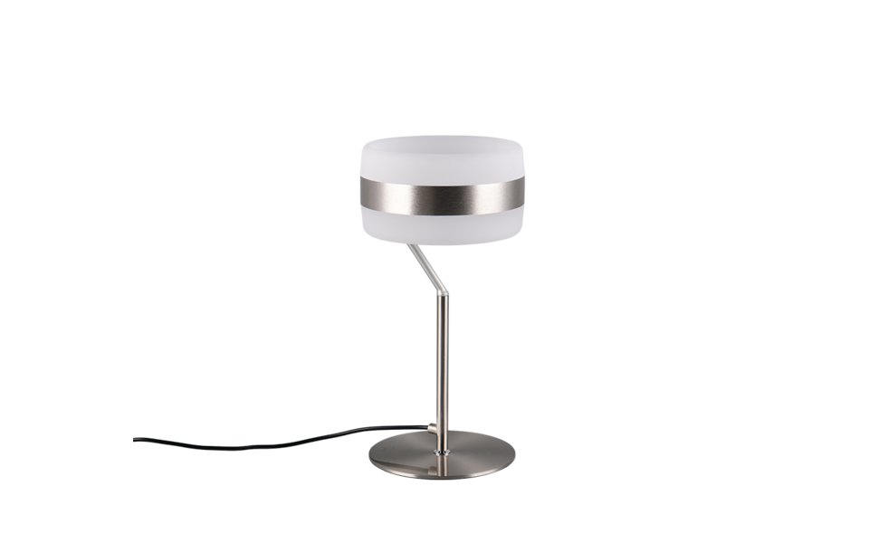 Trio Lighting Trio DIOS tafellamp | LED | nikkel mat | Ø 15 cm | IP20 | 1x 8W | 950 lm | 2300+3000+4000K | dimbaar
