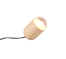 Trio Lighting Trio NARA tafellamp | E27 Fitting | houtkleur | 14 x 10 cm | IP20 | excl. 1x E27 | max. 15W