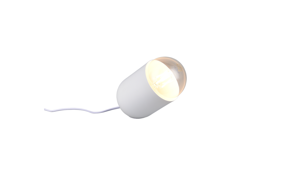 Trio Lighting Trio NARA tafellamp | E27 Fitting | wit mat | 14 x 10 cm | IP20 | excl. 1x E27 | max. 15W