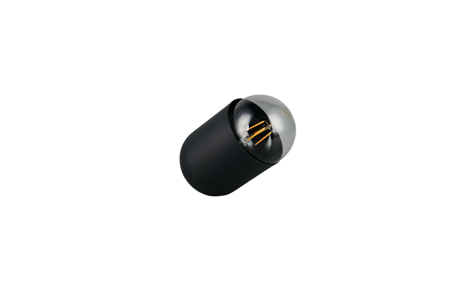 Trio Lighting Trio NARA table lamp | 1x E27 max 40W | black | 13.5 cm