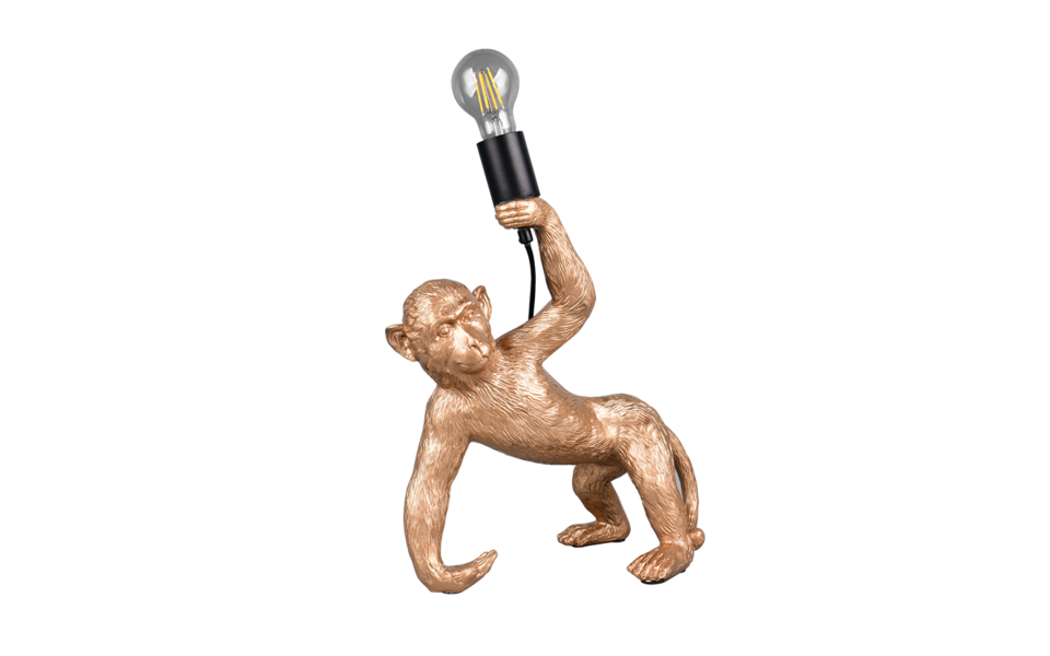Trio Lighting Trio BOBO tafellamp | E27 Fitting | goudkleurig | 31,5 x 17,5 cm | IP20 | excl. 1x E27 | max. 15W Trio Lighting Trio BOBO tafellamp | E27 Fitting | goudkleurig | 31,5 x 17,5 cm | IP20 | excl. 1x E27 | max. 15W