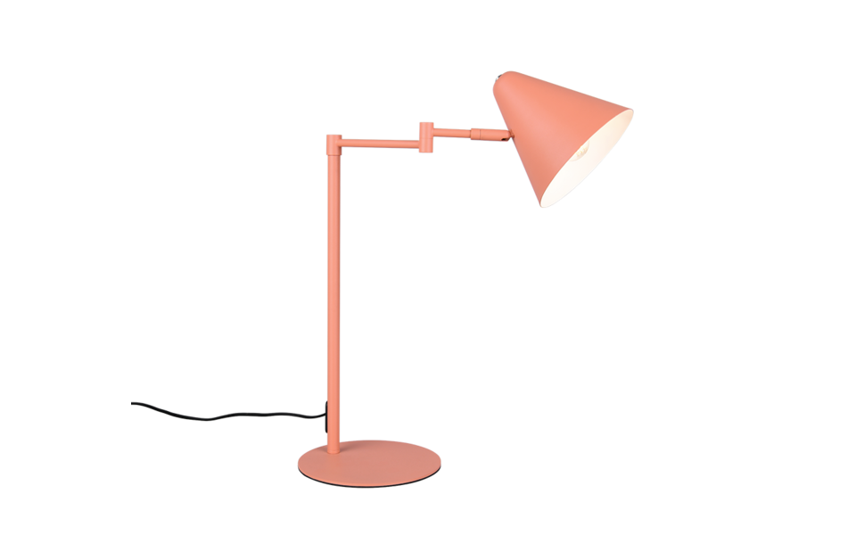 Trio Lighting Trio COSIMA tafellamp | E14 Fitting | abrikoos | Ø 15 cm | IP20 | excl. 1x E14 | max. 10W Trio Lighting Trio COSIMA tafellamp | E14 Fitting | abrikoos | Ø 15 cm | IP20 | excl. 1x E14 | max. 10W