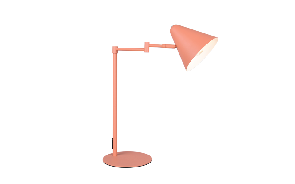 Trio Lighting Trio COSIMA tafellamp | E14 Fitting | abrikoos | Ø 15 cm | IP20 | excl. 1x E14 | max. 10W Trio Lighting Trio COSIMA tafellamp | E14 Fitting | abrikoos | Ø 15 cm | IP20 | excl. 1x E14 | max. 10W