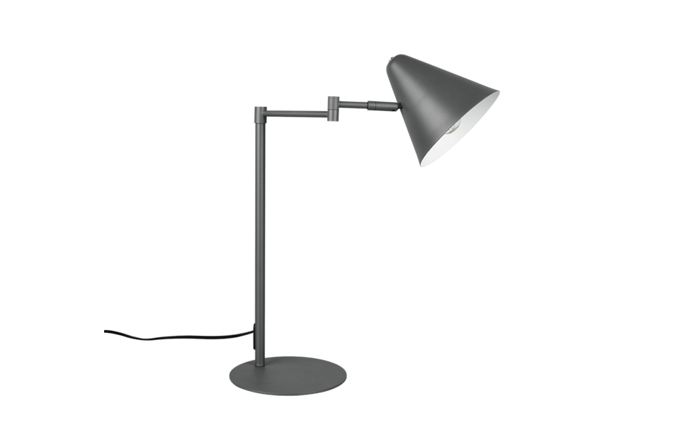 Trio Lighting Trio COSIMA tafellamp | E14 Fitting | antraciet | Ø 15 cm | IP20 | excl. 1x E14 | max. 10W