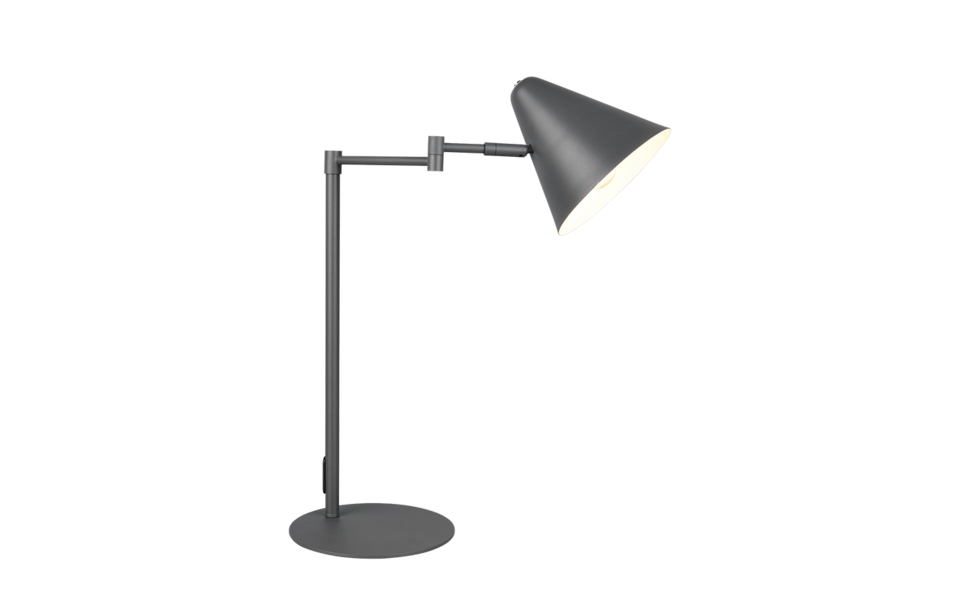 Trio Lighting Trio COSIMA tafellamp | E14 Fitting | antraciet | Ø 15 cm | IP20 | excl. 1x E14 | max. 10W