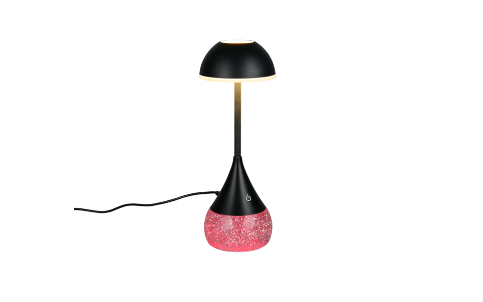 Trio Lighting Trio TEMBO tafellamp | LED | zwart | Ø 11 cm | IP20 | 1x 4,5W | 420 lm | 3000+4200+6500K | dimbaar Trio Lighting Trio TEMBO tafellamp | LED | zwart | Ø 11 cm | IP20 | 1x 4,5W | 420 lm | 3000+4200+6500K | dimbaar