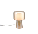 Trio Lighting Trio ROCKA tafellamp | E14 Fitting | amber met wit | Ø 20 cm | IP20 | excl. 1x E14 | max. 10W