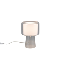 Trio ROCKA tafellamp | transparant met wit | IP20 | E14 Fitting Trio ROCKA tafellamp | transparant met wit | IP20 | E14 Fitting
