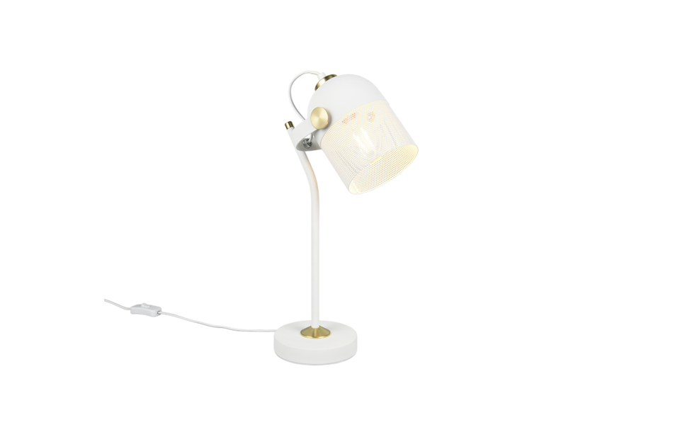 Trio Lighting Trio MIXA tafellamp | E27 Fitting | wit mat | 14 x 45 cm | IP20 | excl. 1x E27 | max. 10W Trio Lighting Trio MIXA tafellamp | E27 Fitting | wit mat | 14 x 45 cm | IP20 | excl. 1x E27 | max. 10W