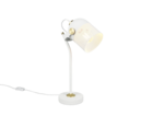 Trio Lighting Trio MIXA tafellamp | E27 Fitting | wit mat | 14 x 45 cm | IP20 | excl. 1x E27 | max. 10W