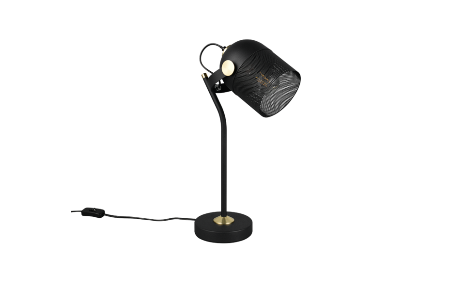 Trio Lighting Trio MIXA tafellamp | E27 Fitting | mat zwart | 14 x 45 cm | IP20 | excl. 1x E27 | max. 10W