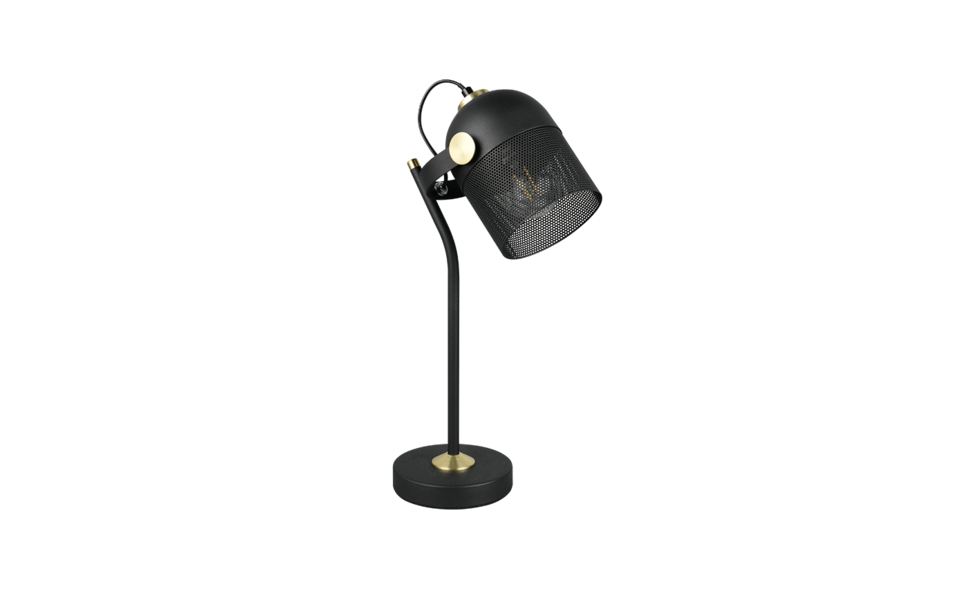 Trio Lighting Trio MIXA tafellamp | E27 Fitting | mat zwart | 14 x 45 cm | IP20 | excl. 1x E27 | max. 10W