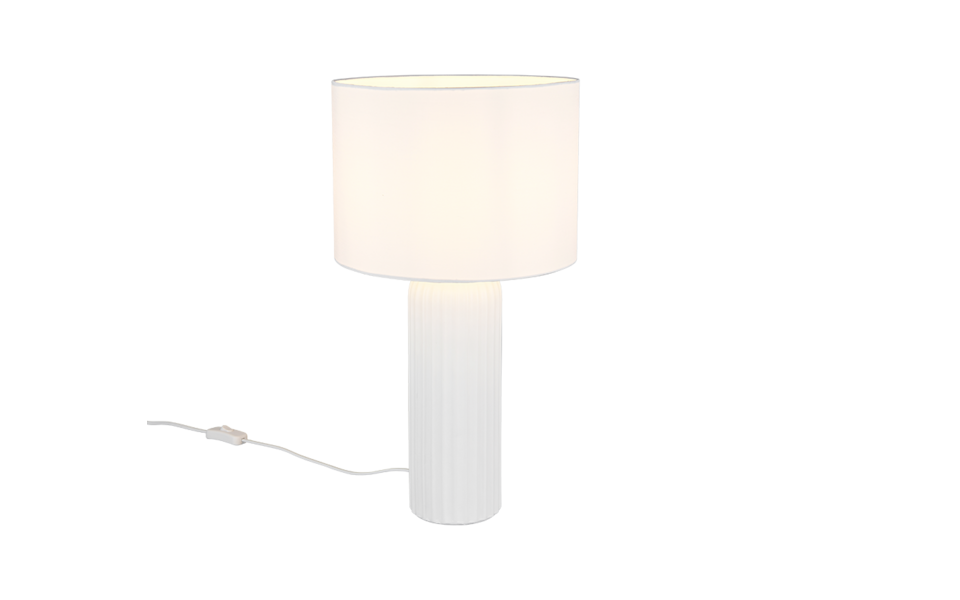 Trio Lighting Trio BLAIR tafellamp | E27 Fitting | wit mat | Ø 28 cm | IP20 | excl. 1x E27 | max. 10W Trio Lighting Trio BLAIR tafellamp | E27 Fitting | wit mat | Ø 28 cm | IP20 | excl. 1x E27 | max. 10W
