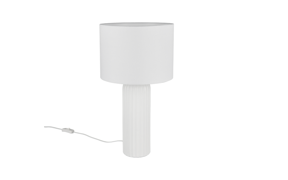 Trio Lighting Trio BLAIR tafellamp | E27 Fitting | wit mat | Ø 28 cm | IP20 | excl. 1x E27 | max. 10W Trio Lighting Trio BLAIR tafellamp | E27 Fitting | wit mat | Ø 28 cm | IP20 | excl. 1x E27 | max. 10W