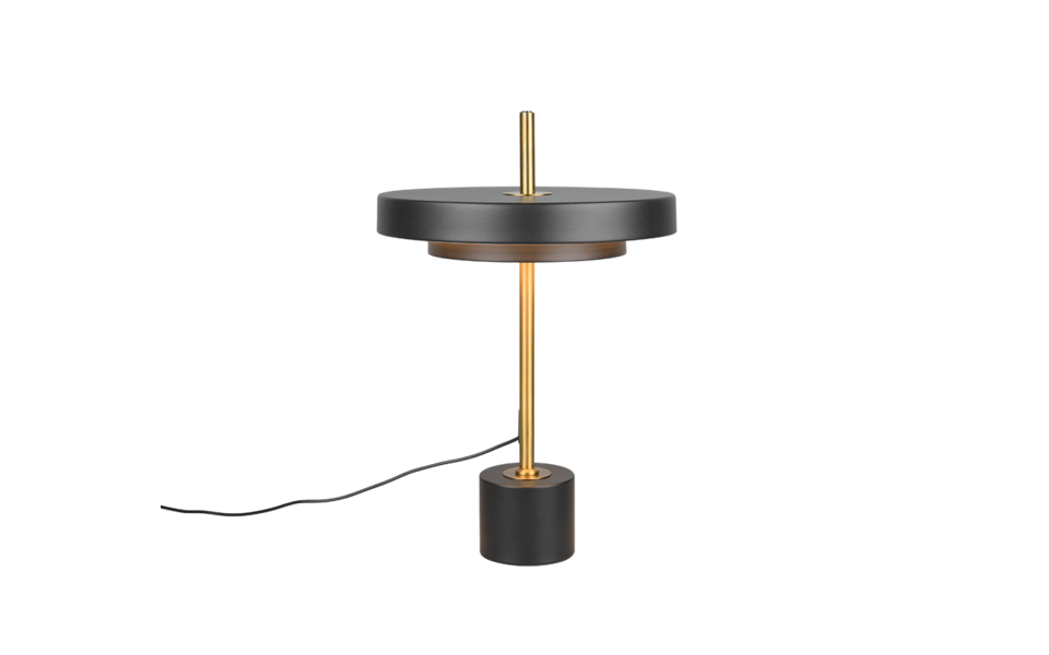 Trio Lighting Trio KEATON table lamp | 12W | black with gold | Ø 30 cm | 45.5 cm Trio Lighting Trio KEATON table lamp | 12W | black with gold | Ø 30 cm | 45.5 cm