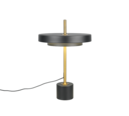 Trio Lighting Trio KEATON tafellamp | LED | zwart met goud | Ø 30 cm | IP20 | 1x 12W | 1400 lm | 2300+3000+4000K | dimbaar