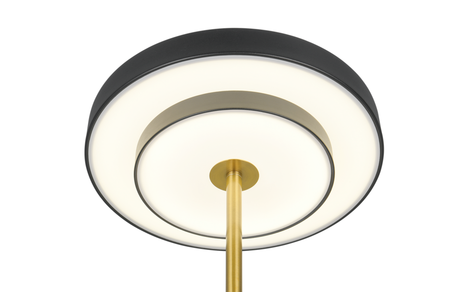 Trio Lighting Trio KEATON table lamp | 12W | black with gold | Ø 30 cm | 45.5 cm Trio Lighting Trio KEATON table lamp | 12W | black with gold | Ø 30 cm | 45.5 cm