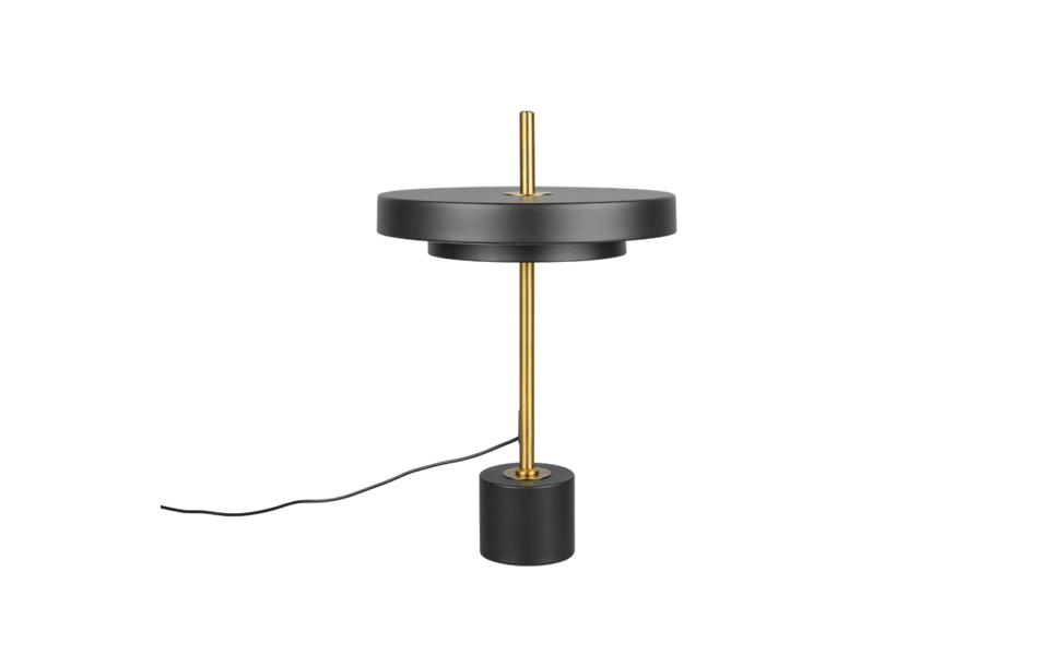 Trio Lighting Trio KEATON table lamp | 12W | black with gold | Ø 30 cm | 45.5 cm Trio Lighting Trio KEATON table lamp | 12W | black with gold | Ø 30 cm | 45.5 cm